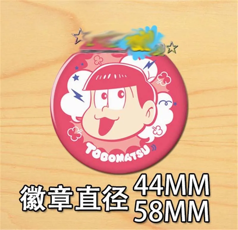 Osomatsu-san 6 шт. мультяшная Женская Брошь значок булавка для рюкзака сумки