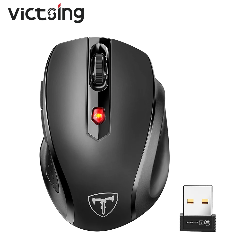 

Мышь Компьютерная VicTsing, беспроводная, Bluetooth, с USB-приемником