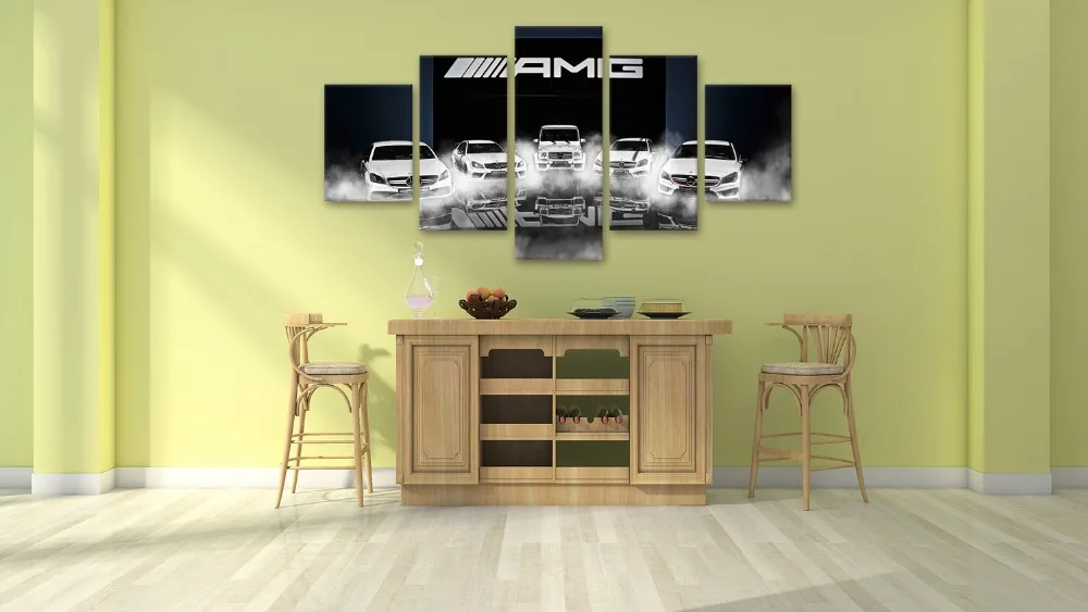 5 шт. настенные картины на холсте Бен З | Дом и сад