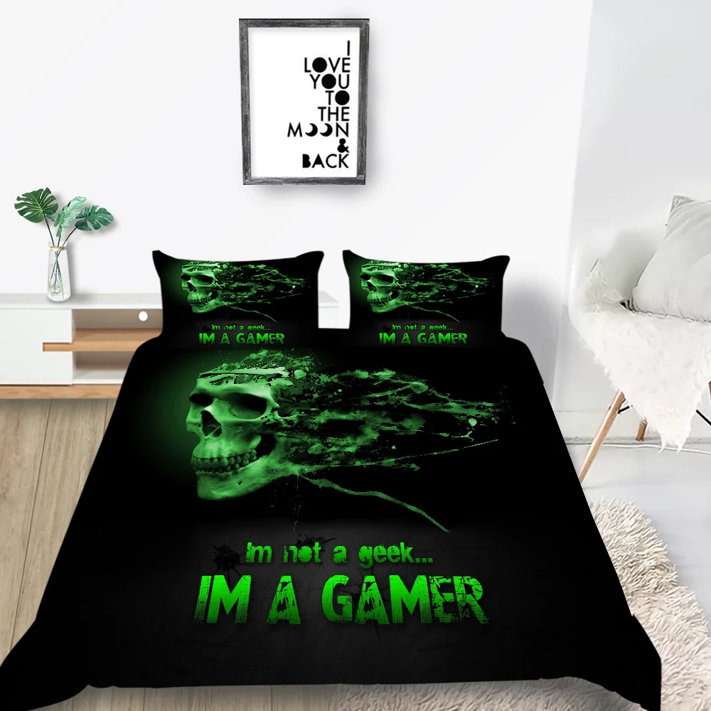 

3D Bedding Set Luxury Gamer Comforter Cover Set 2/3 Pcs Bedclothes Boys Room Decoration Home Textile