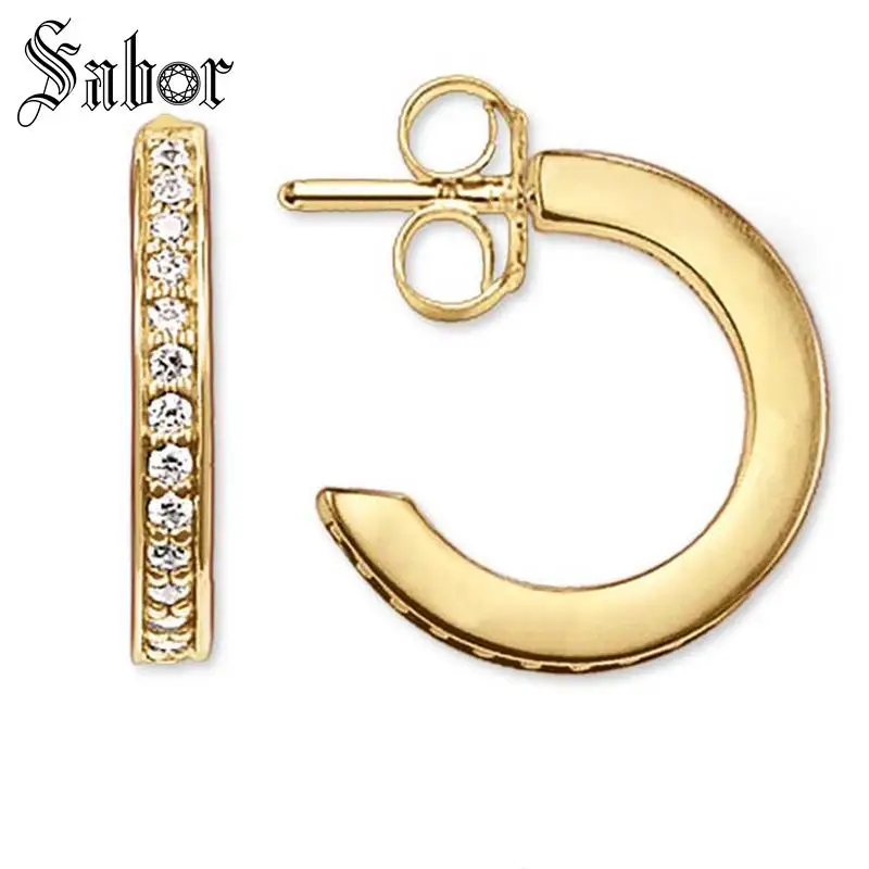 Серьги кольца в креольском стиле женские этнические украшения золотого цвета с