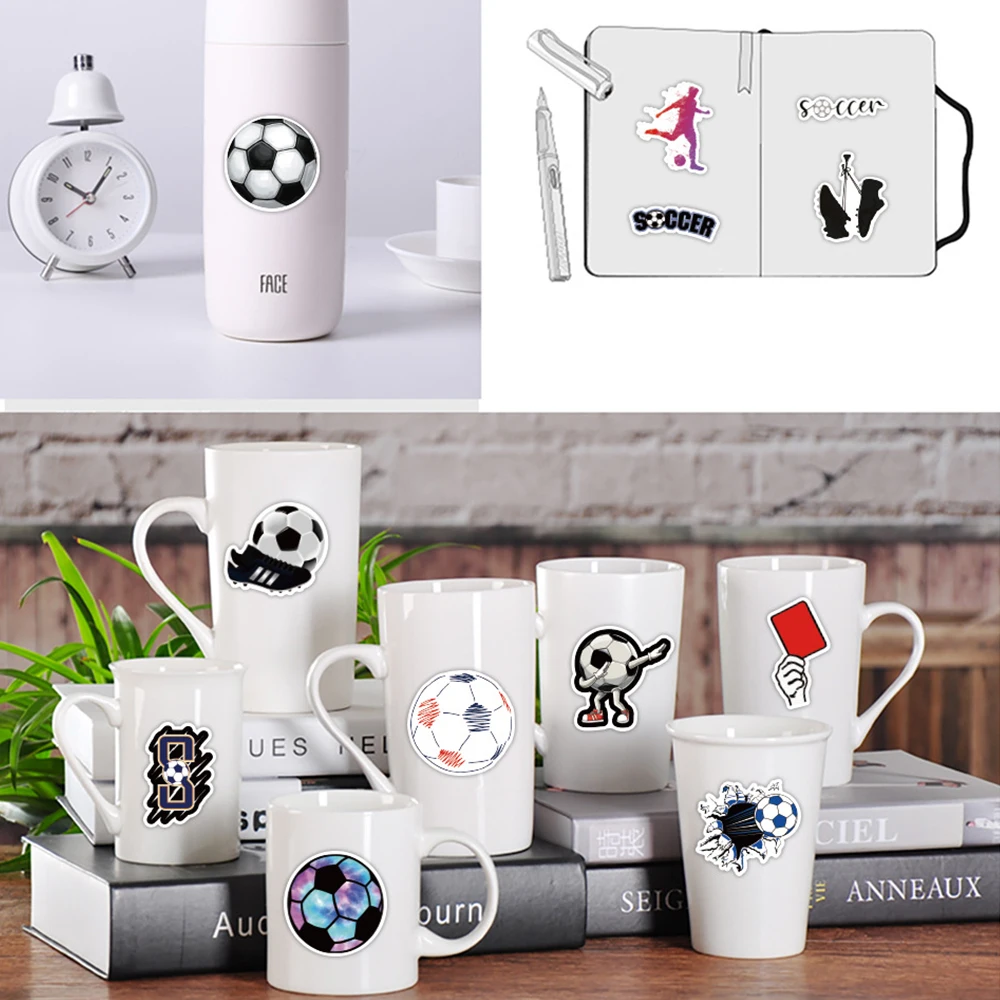 10/30/50 шт. водонепроницаемые наклейки для футбола | Игрушки и хобби