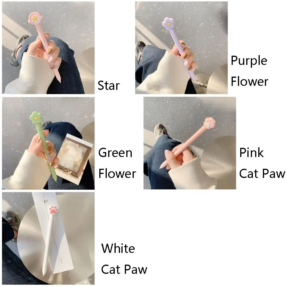 Силиконовый чехол с кошачьими крапанами для Apple Pencil 1/2 пыленепроницаемый стилус