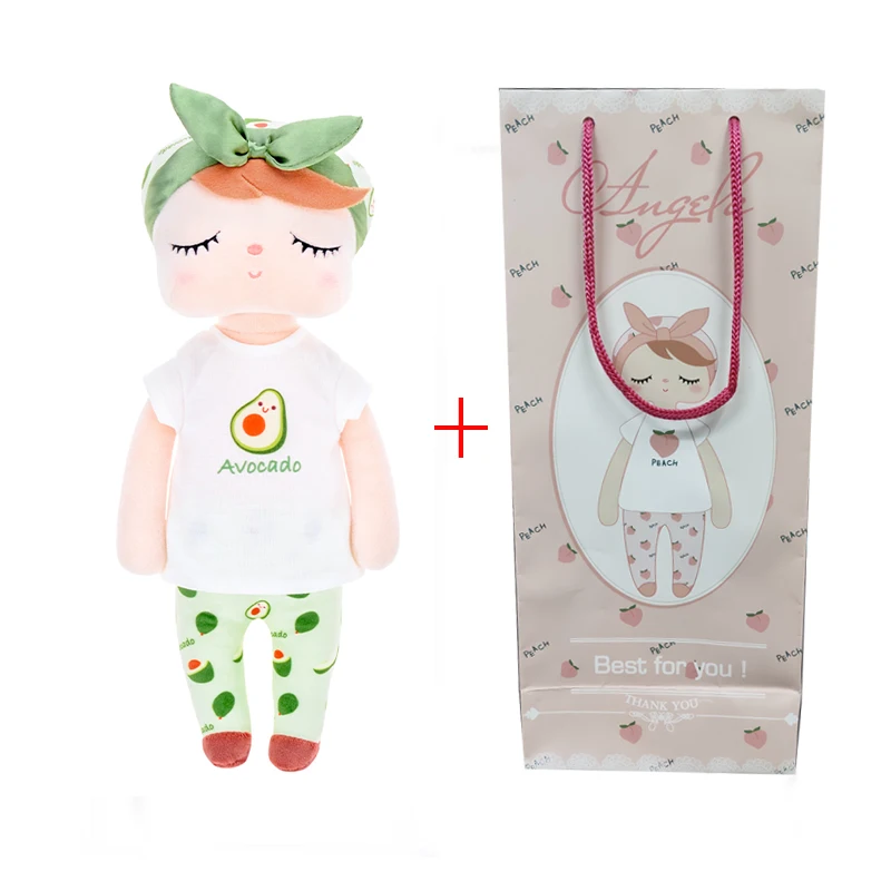 Metoo фрукты Ангела Кролик Кукла Мягкие игрушки плюшевый Арбуз Свежий милый кролик