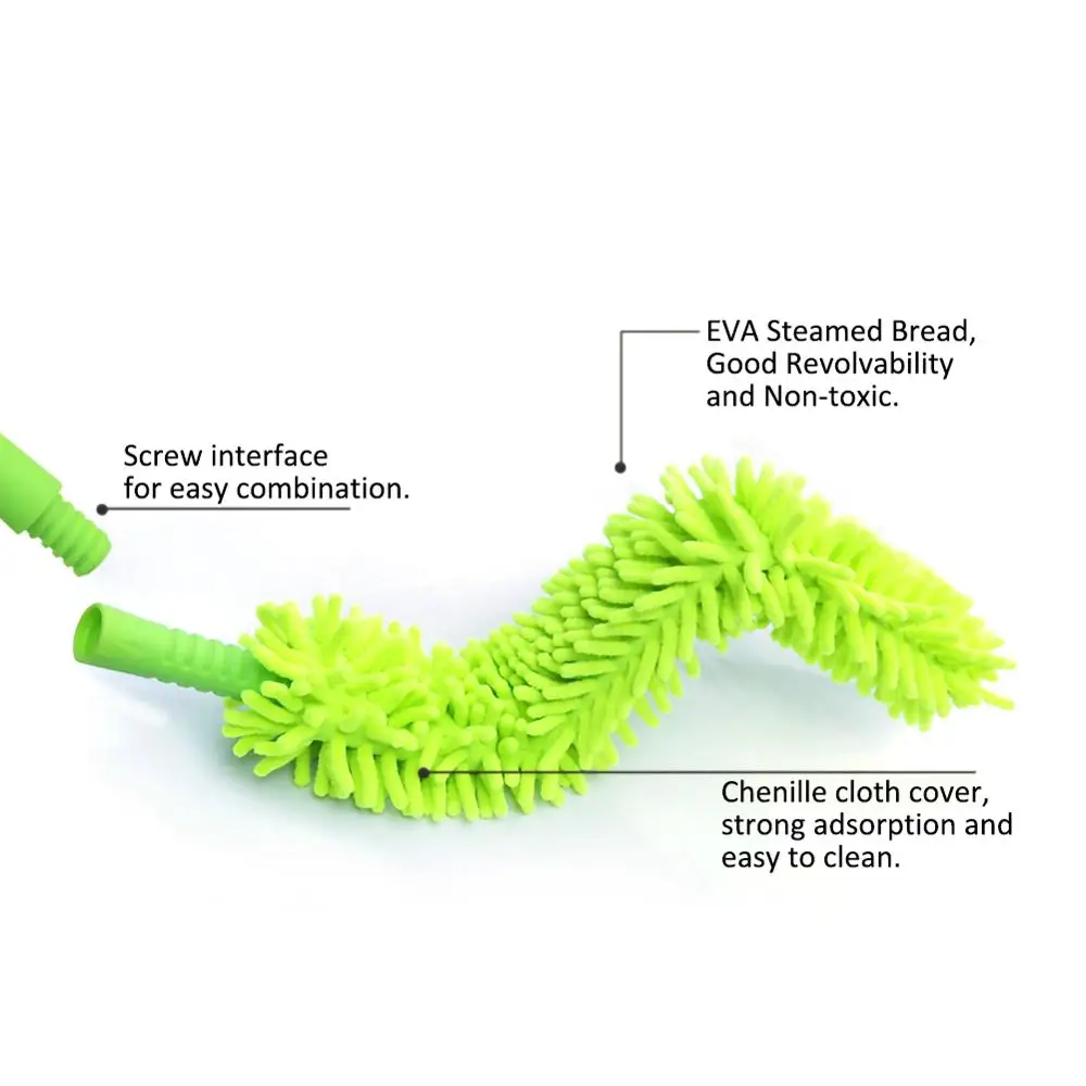 Гибкая шенилле микрофибра Чистящая Щетка произвольного цвета|Губки тряпки и