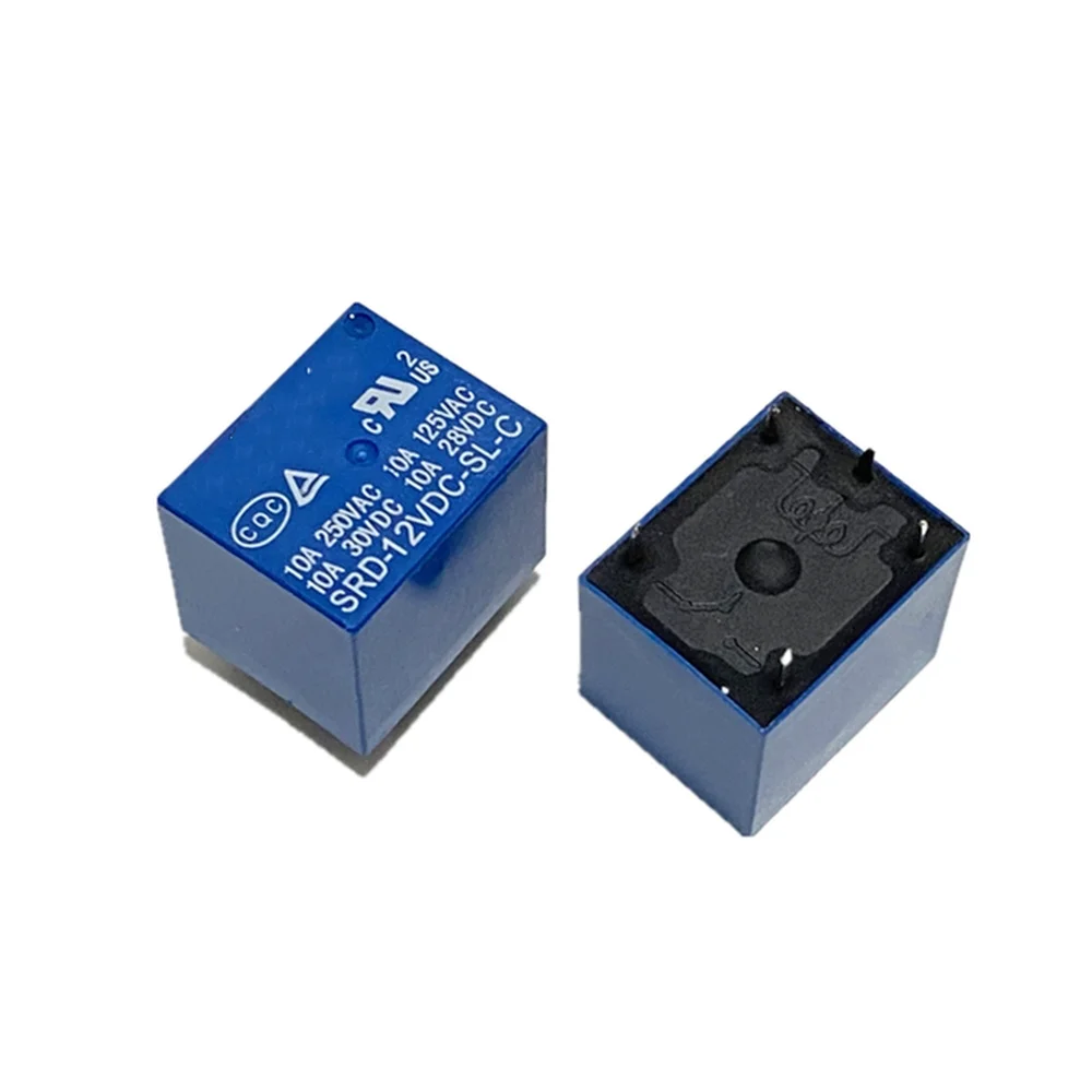 10pcs Relays SRD-03VDC-SL-C SRD-05VDC-SL-C SRD-06VDC-SL-C SRD-09VDC-SL-C SRD-12VDC-SL-C 3V 5V 6V 9V 12V 24V 48V 10A 250VAC 5PIN - купить по