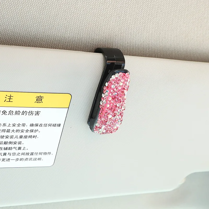 65 мм (Д) * 25 (Ш) Алмазный автомобильный зажим для очков Набор солнцезащитных