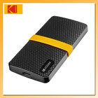 Внешний жесткий диск KODAK X200, портативный жесткий диск SSD 256 ГБ 1 ТБ 512 ГБ, внешний жесткий диск 1,8 дюйма, накопитель Type-C USB 3,1