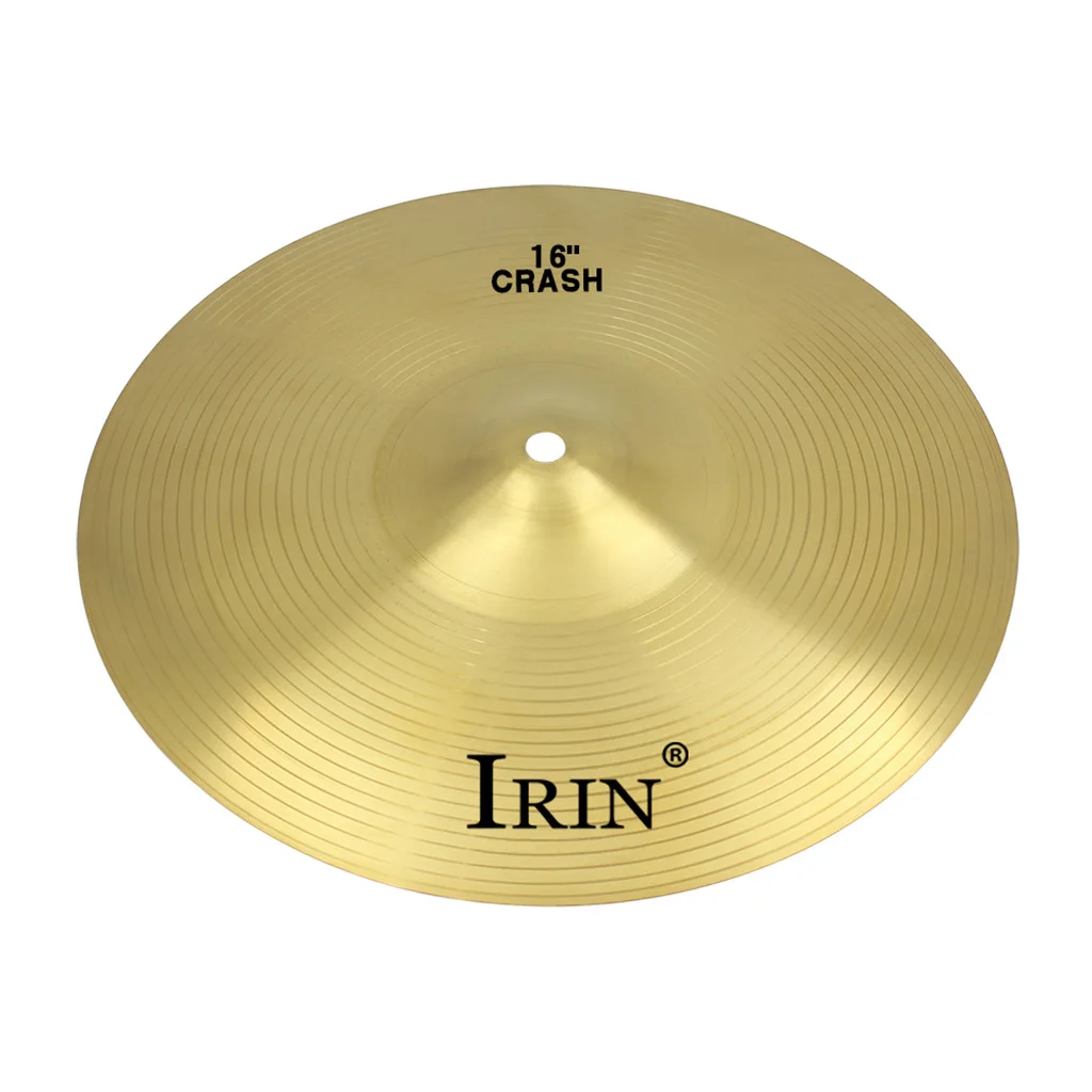 16 Inch Brass Crash Ride Cymbal Hi Hat Cymbals for Drum Percussion Musical Instrument Set 400 x 400 x 30mm