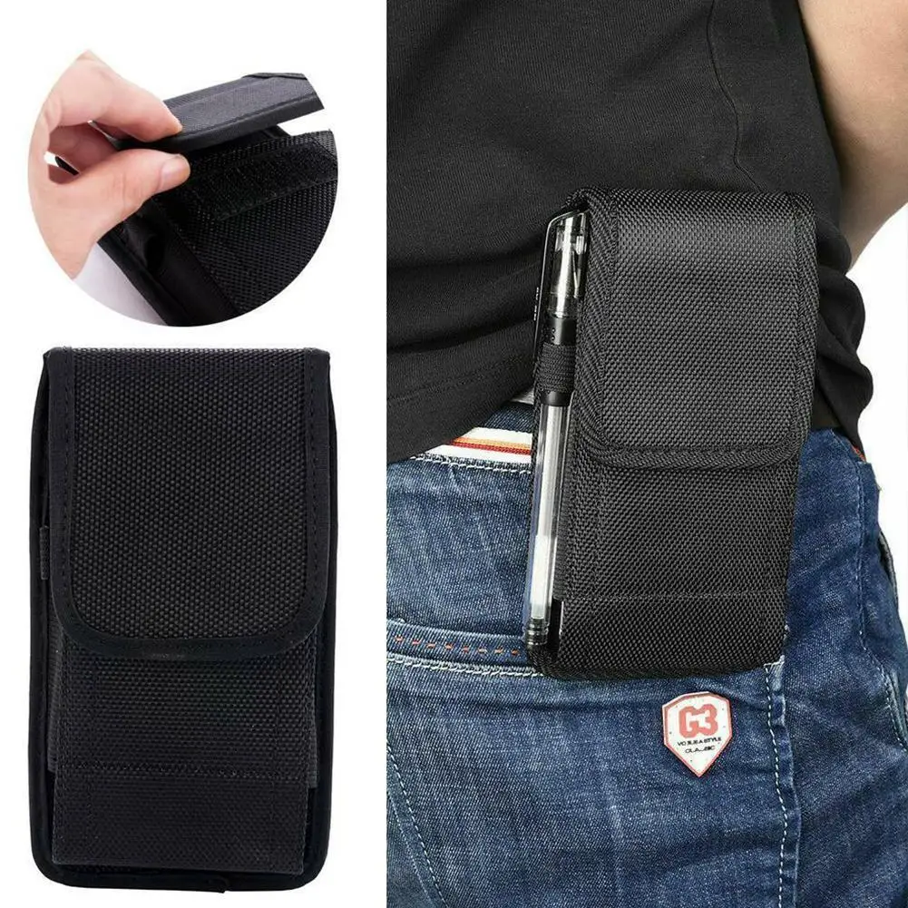 Чехол на ремень для телефона 3 5 6 дюйма чехол Кобура липучке сотового сумка huawei