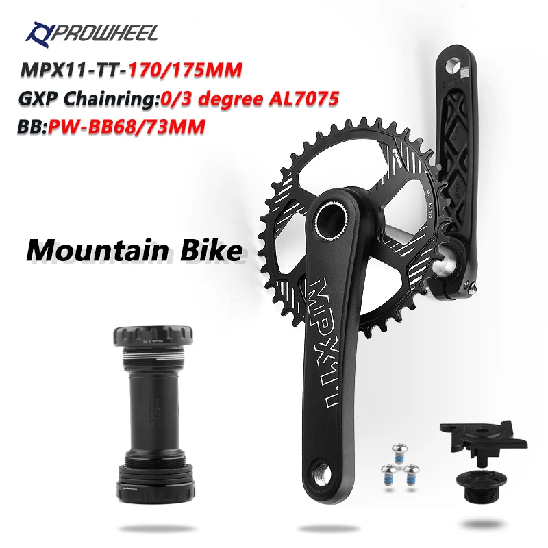 

Цепь велосипедная PROWHEEL MTB 170/175 мм с нижним кронштейном для SRAM XX1 XO1 X1 GX XO X9