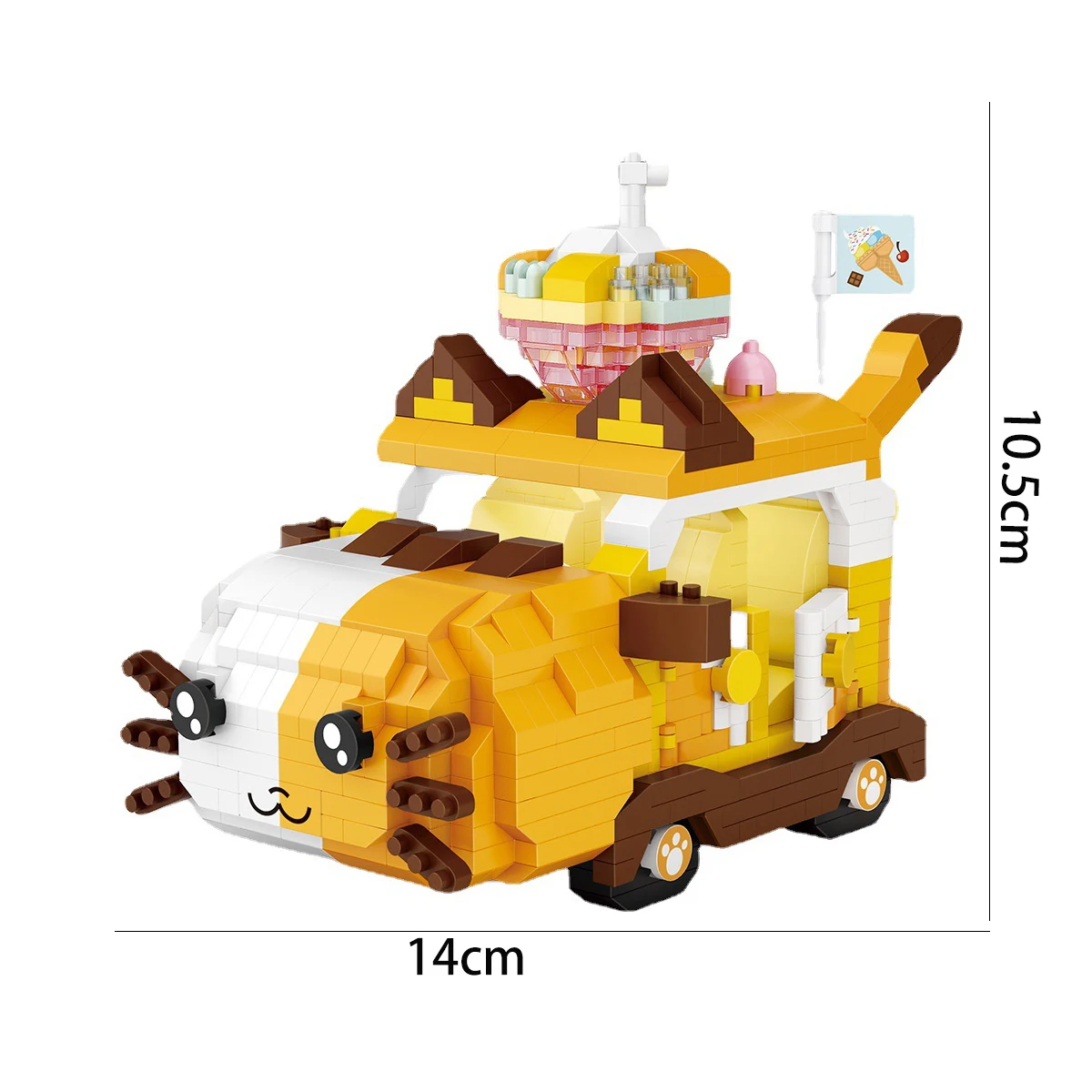 

1000PCS Mini Bricks Animal Car Cat Bear Bus Model Building Blocks Educational Assembled DIY Collection Toys for Children Gifts