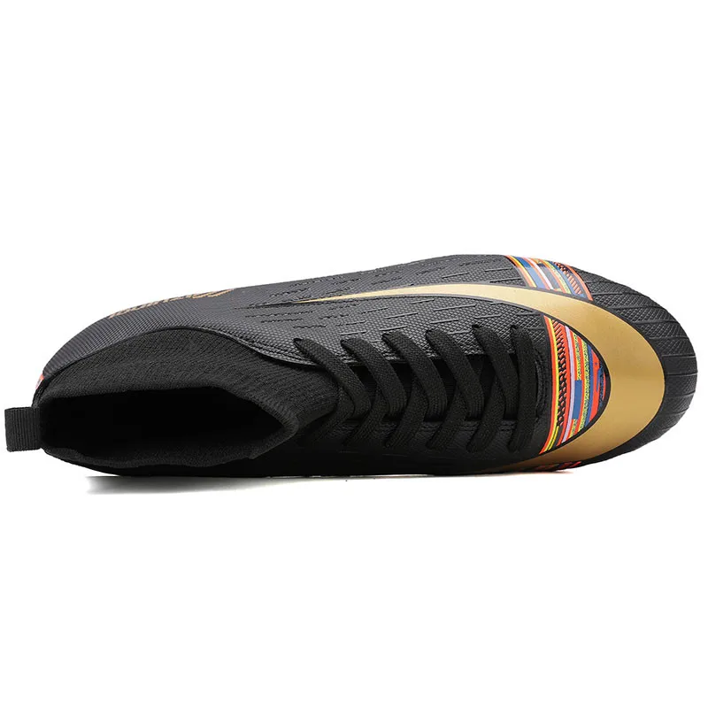 Новые мужские футбольные ботинки с высоким берцем водонепроницаемая