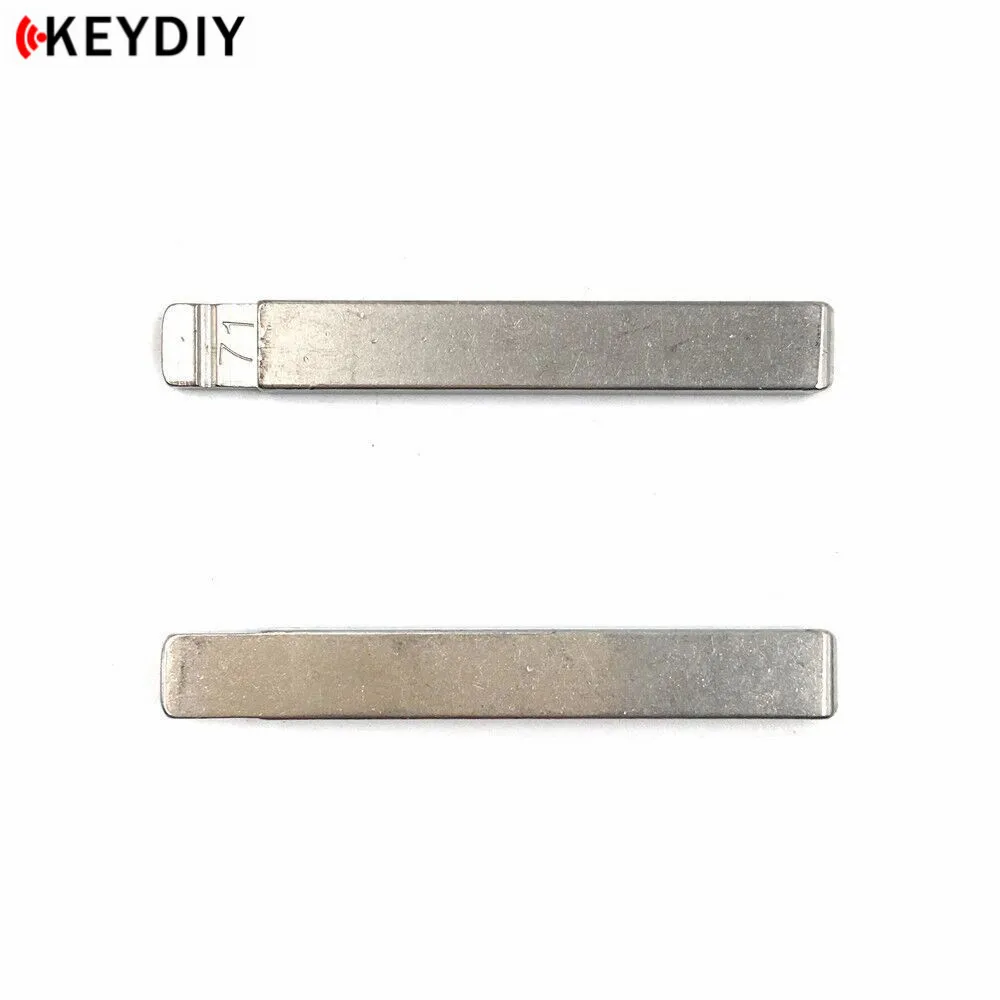 KEYDIY 10 шт./партия Металлические Пустые балванки для ключей дистанционный ключ Тип ключа#71 для Buick/Cruze No.71 лезвие для VVDI/Handy Baby 2 пульта