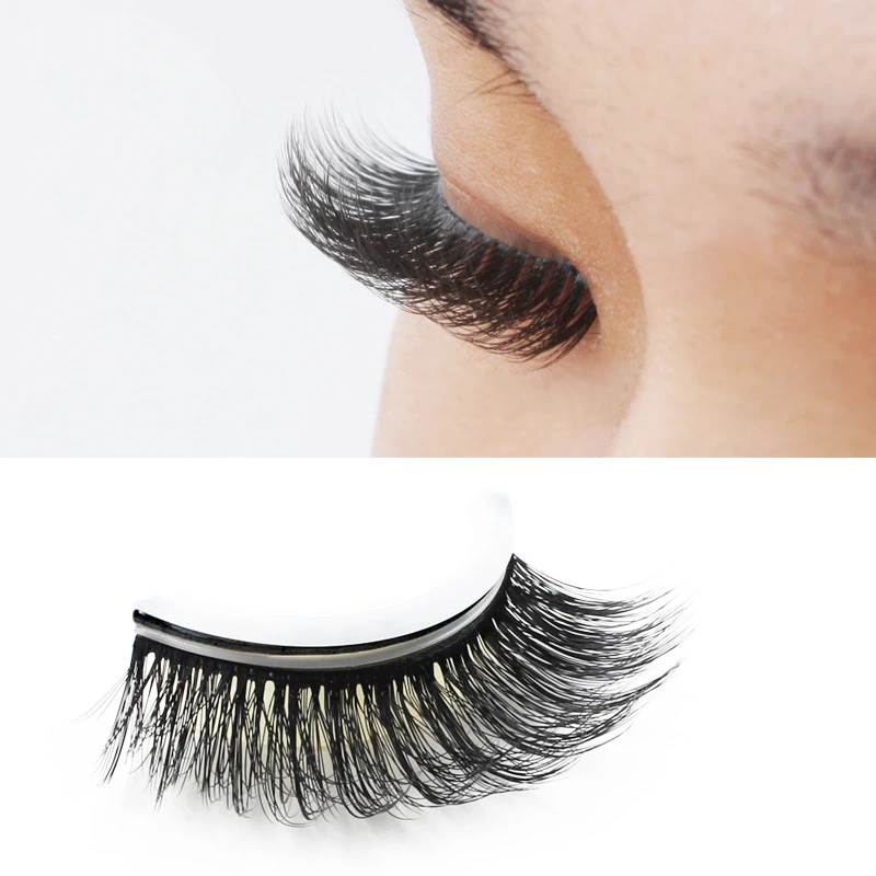 Новинка 1 пара 3D многоразовые самоклеющиеся накладные ресницы натуральные