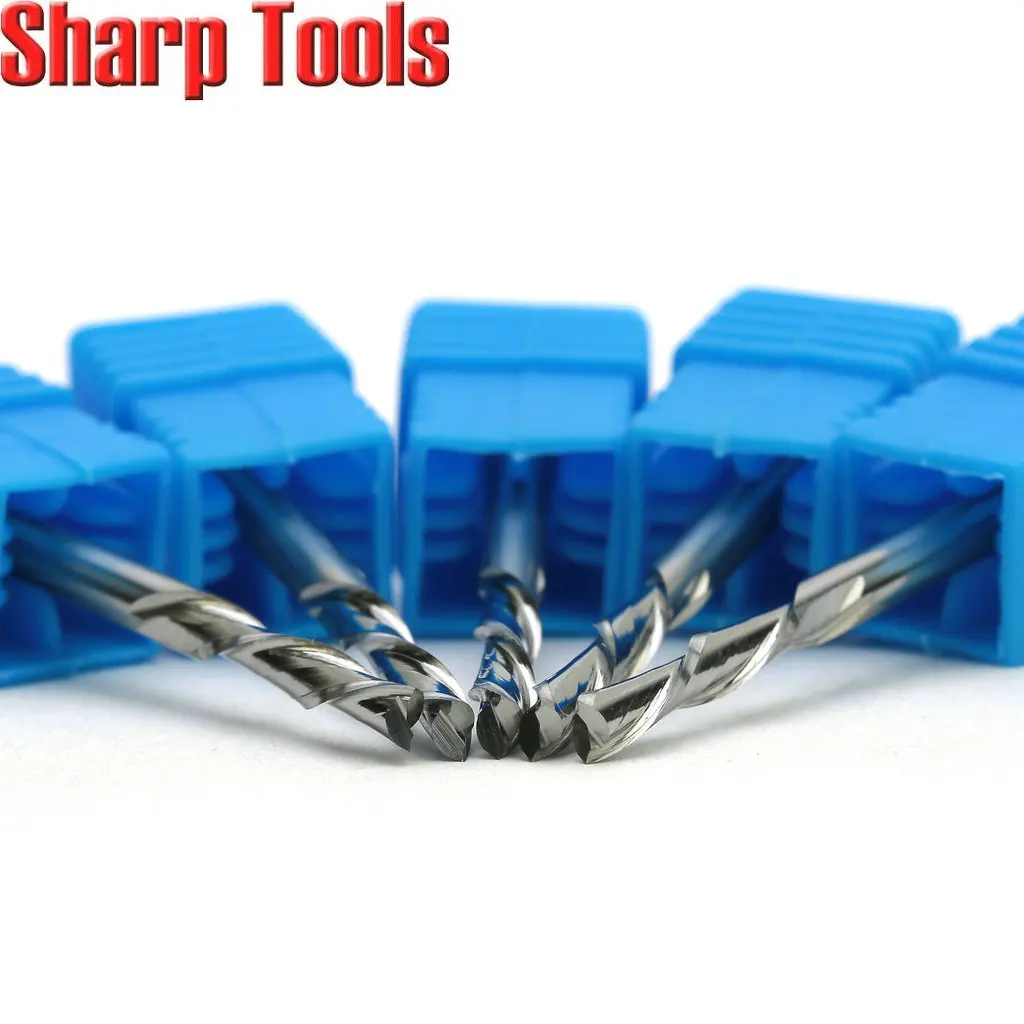 Срезанные фрезы! Биты твердосплавные с двумя канавками 3 175x12 мм 10 шт. | Инструменты