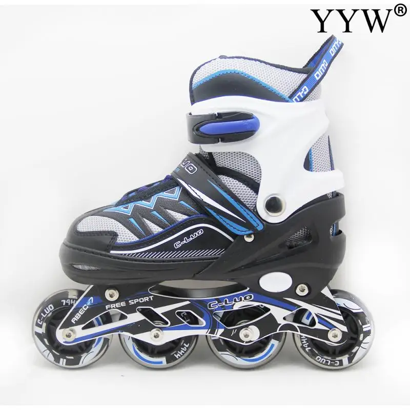 Роликовые коньки для девочек детей и женщин обувь катания на коньках сдвижные
