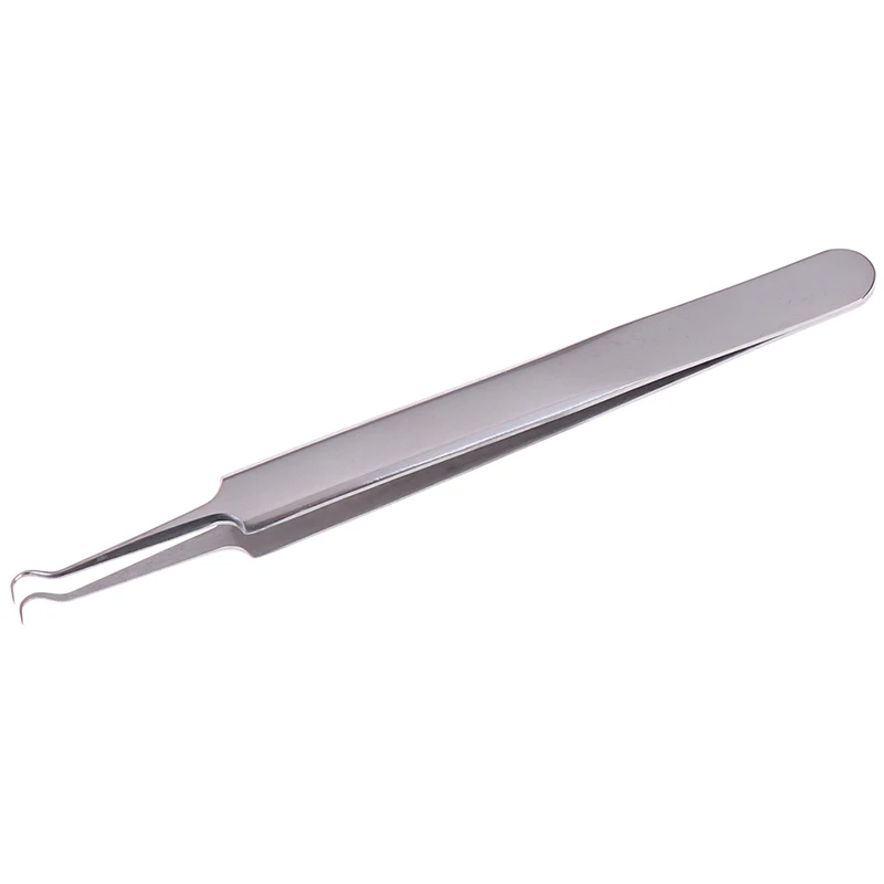 

3Pcs/set Blackhead Tweezers Eyelash Extension Nipper Anti Acid Steel Curved Needle Tweezers Removal Acne Face Care Tool Parts