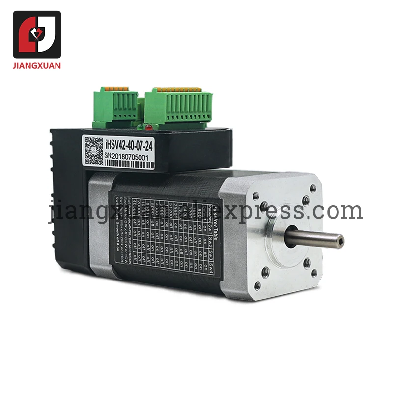 JMC iHSV42 40 07 24 78W NEMA 17 встроенный вал серводвигателя переменного тока 5 мм Рабочая