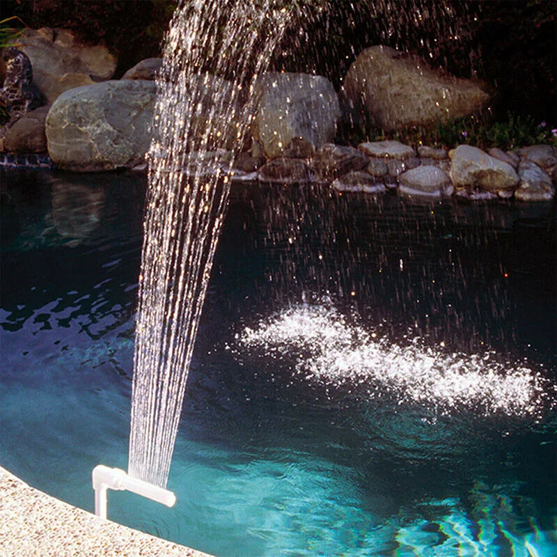 

Swimming Pool Underwater Floating Fountain Show Waterfall Wall Mount Adjustable