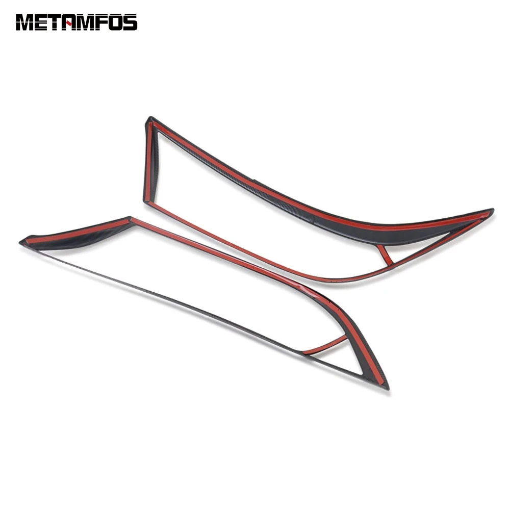 Для Toyota Rav4 для Previa Rav 4 2019-2021 углеродного волокна головной светильник фонаря