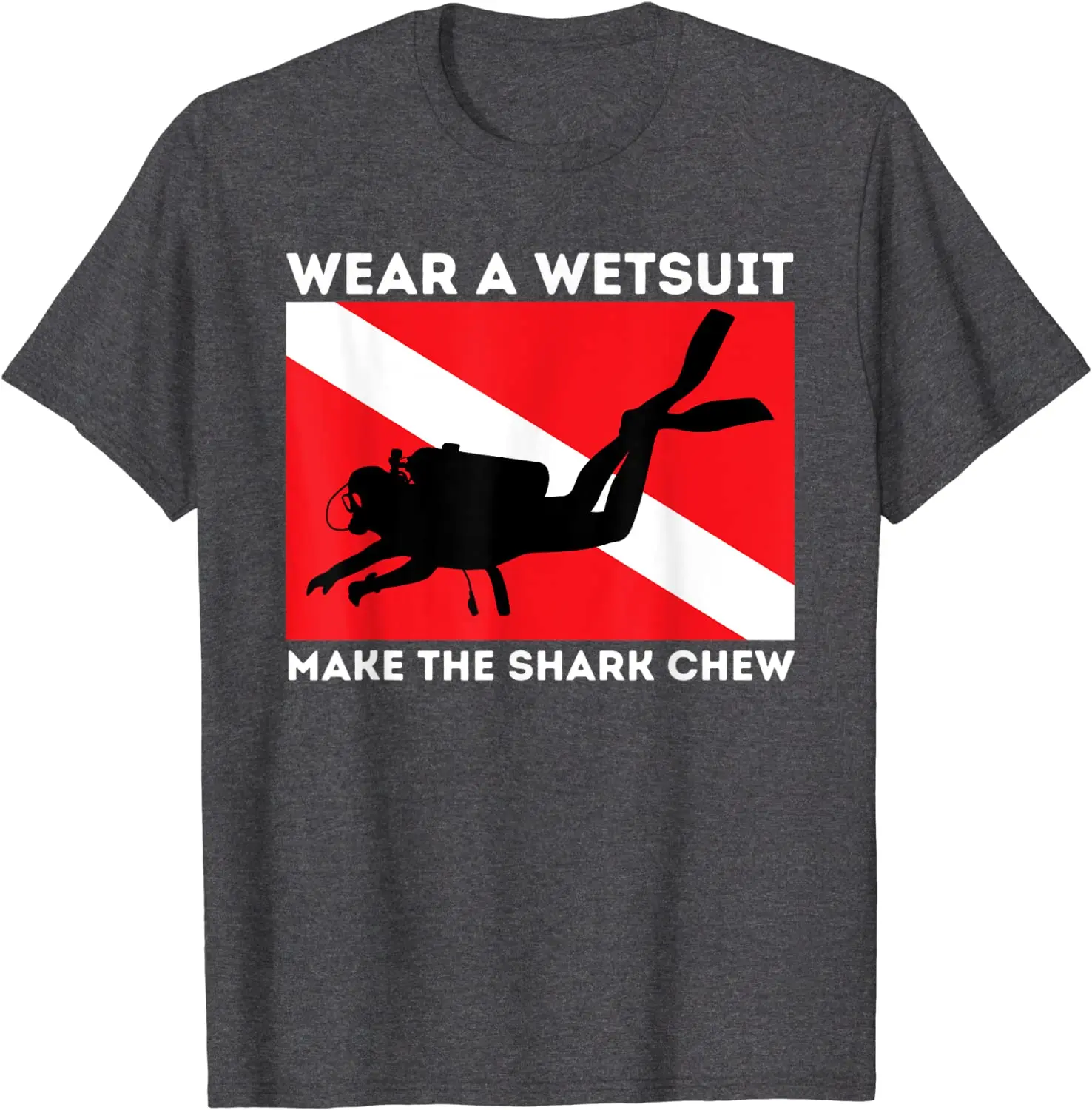 

2021 Summer Men's T-shirt Red Background Diver Letter Pattern Printing Casual High-quality All-match Oversized Men's Clothing