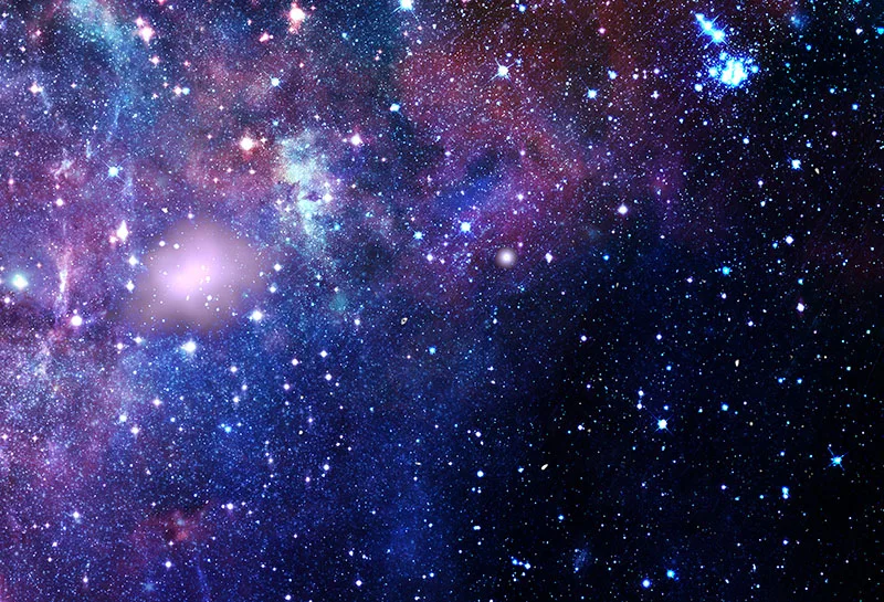 7x5FT Темно-синее фиолетовое пространство звездного неба вселенной тумана на заказ фото фон студии затенитель винил 220см х 150см.