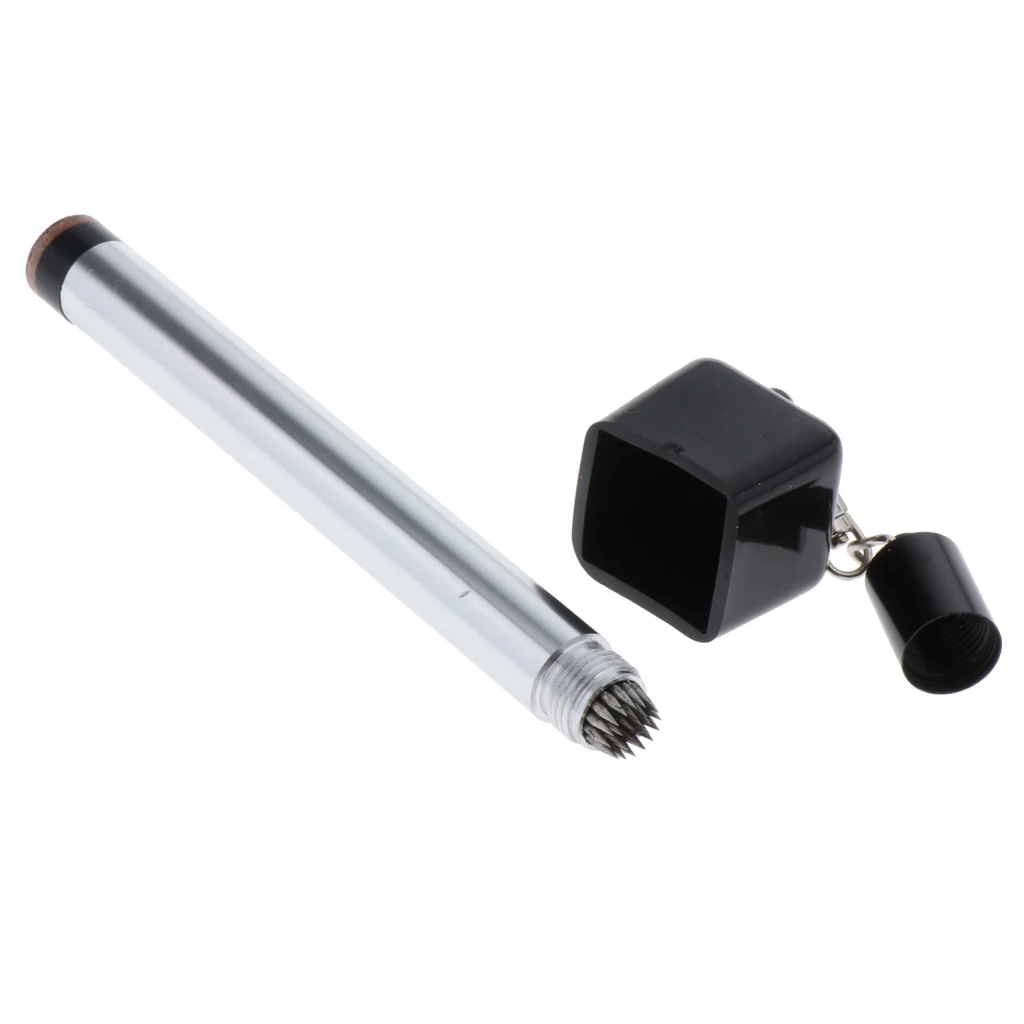 2 в 1 Мел Держатель бильярдный снукер палка Cue Tip Pricker аэратор Pokes высокое качество