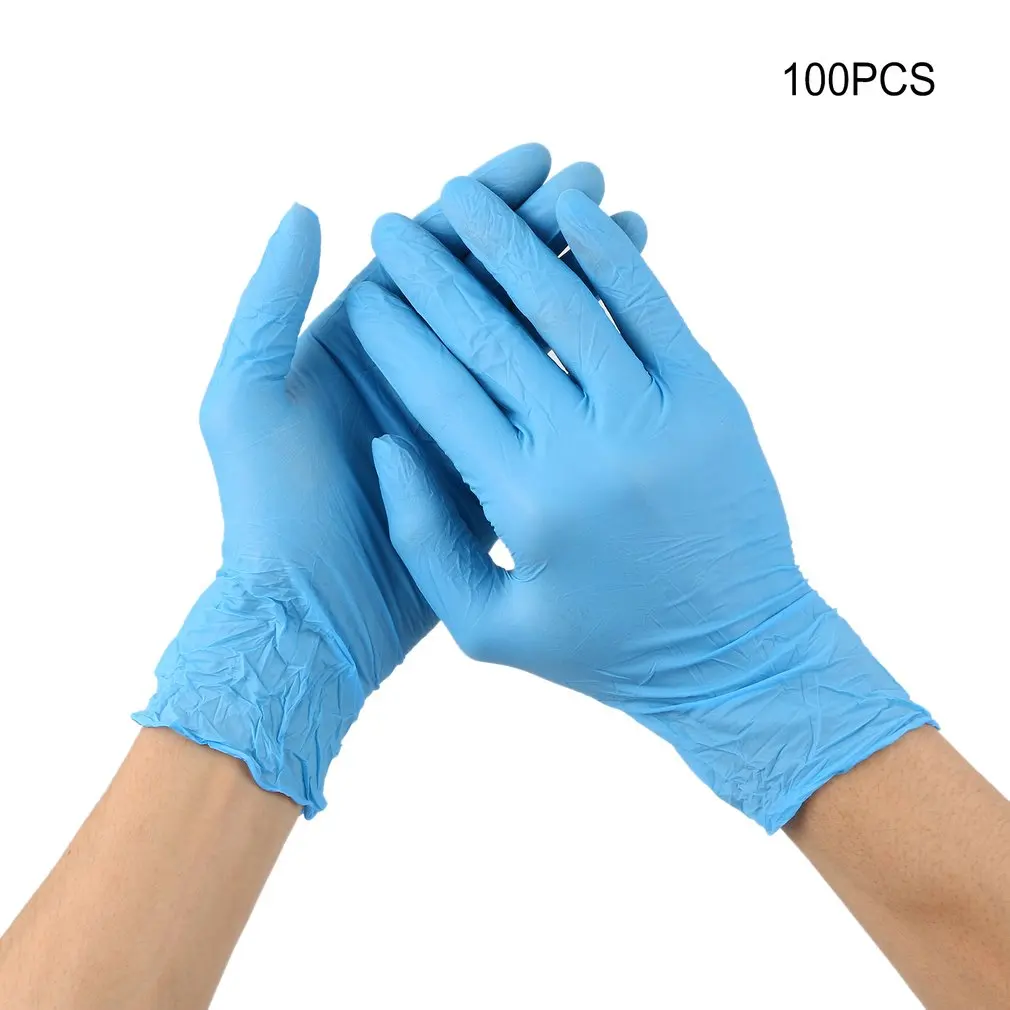 

Vinyl Gloves 100 / Box Disposable Powder-free Industrial Food Safety 3mm Translucent Pvc Gloves Nitrile Gloves