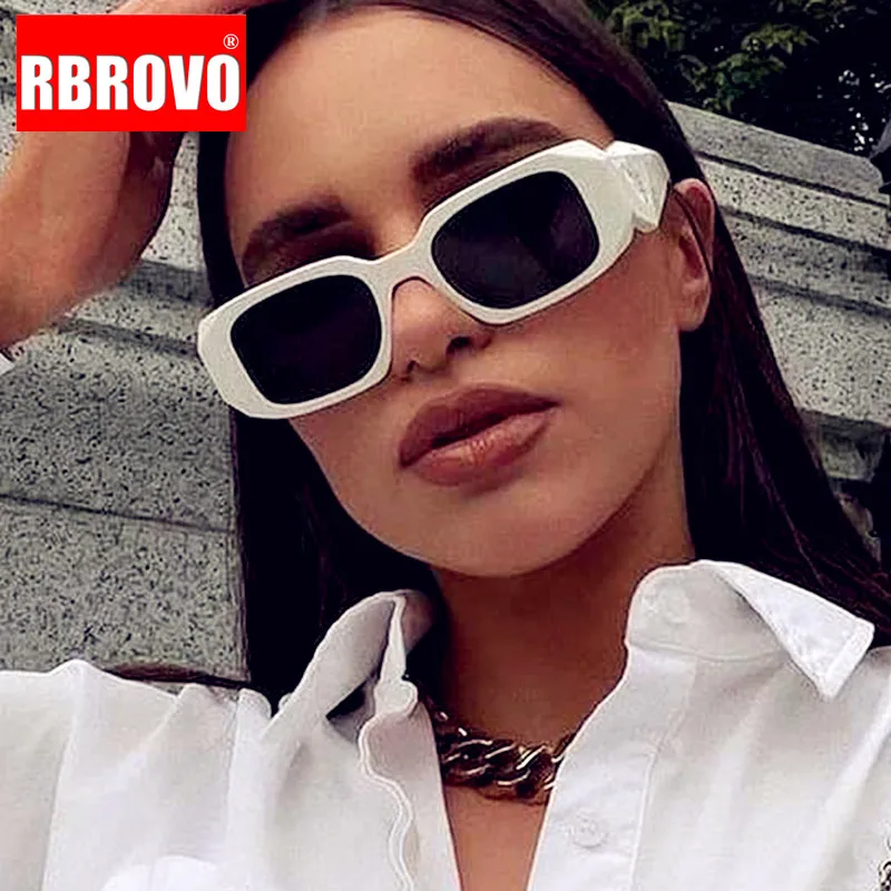 

RBROVO 2021 Luxury Square Sunglasses Women Brand Designer Glasses for Women/Men Vintage Eyewear Women Elegant Gafas De Sol Mujer