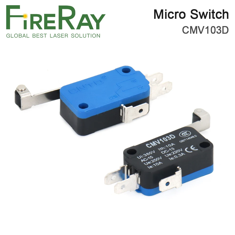 FireRay 10 шт. концевой выключатель маленький CMV103D мгновенный микровыключатель с
