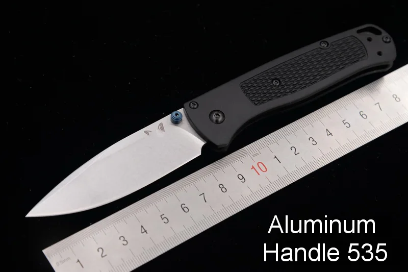 Черный Алюминиевая ручка 535S Mark S30v лезвие карманный инструмент для выживания EDC походный охотничий нож для фруктов тактический складной нож - Цвет: Черный