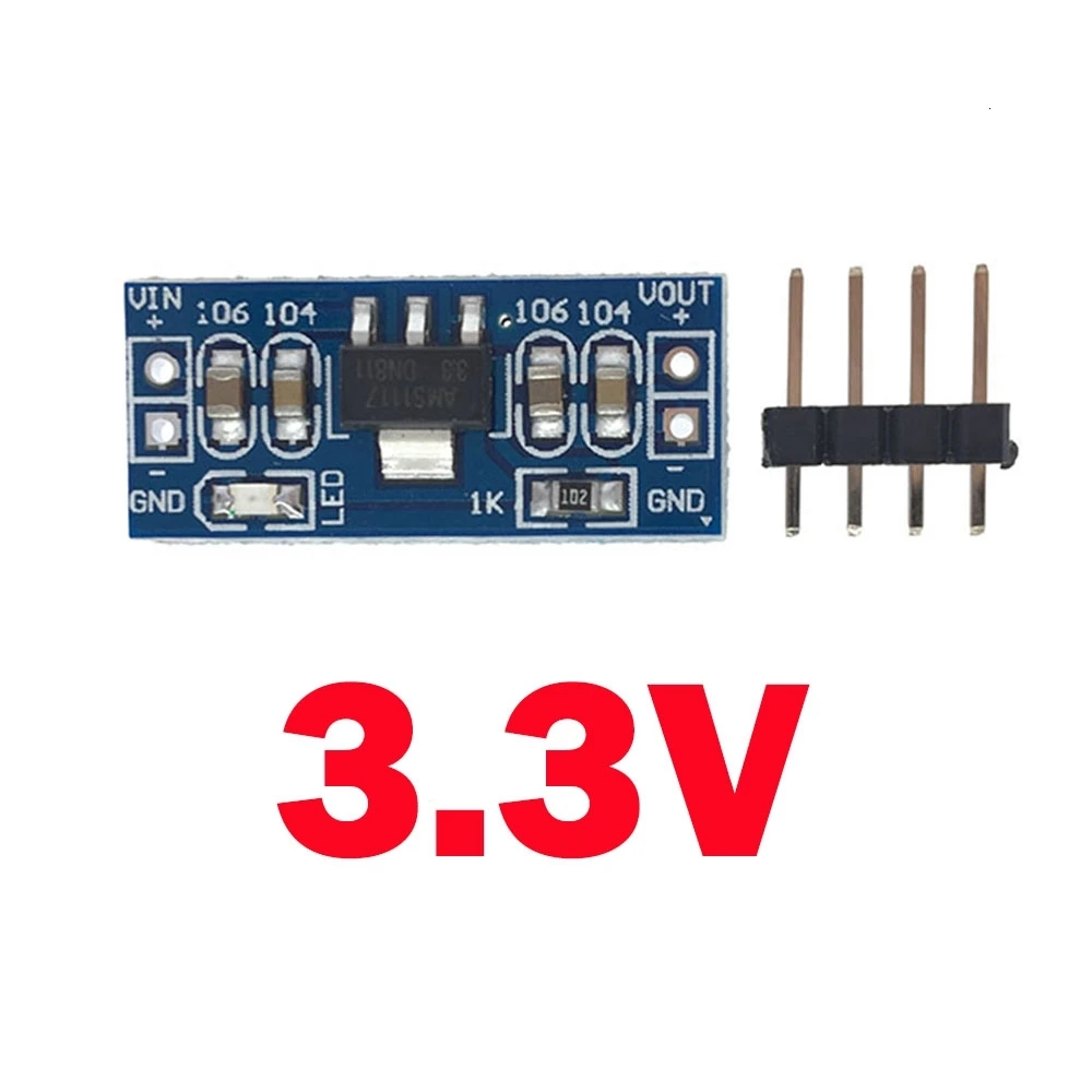 AMS1117 DC 4 5 в-ams1117 7 в до 3 В модуль питания постоянного тока силовой AMS1117-3.3V |