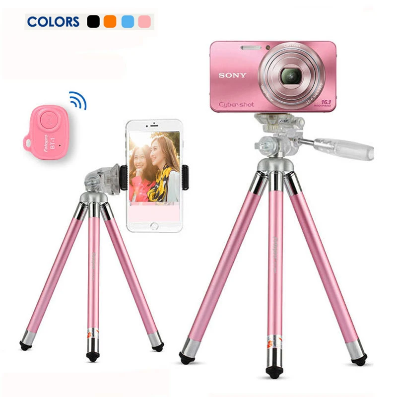 Красочные профессиональные Tirpod для телефона камеры модный алюминиевый складной