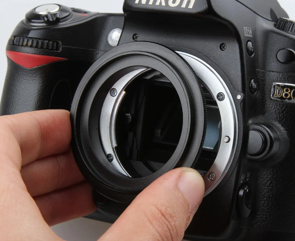 Алюминиевое макрообъектив для камеры обратное переходное кольцо Nikon AI до 49 мм 52 55