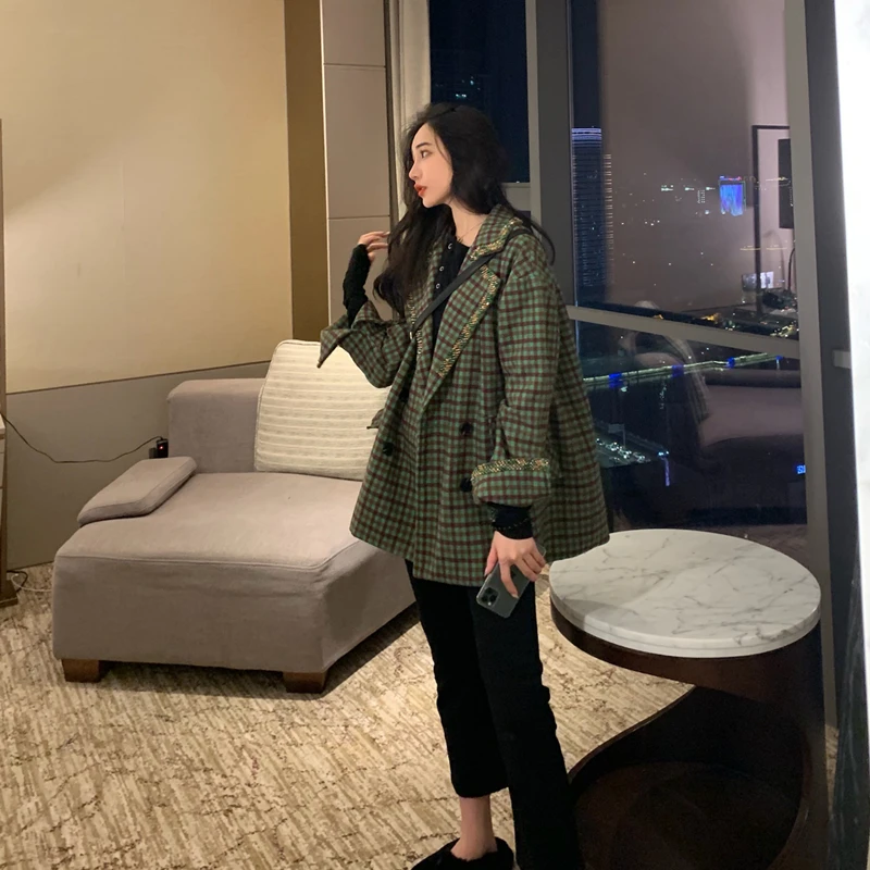 Зимнее модное женское Шерстяное Пальто для отдыха сохраняющее тепло утолщенное