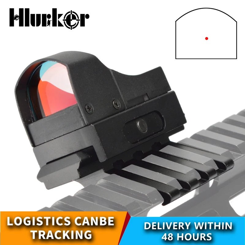 Охотничий мини голографический точечный прицел светильник мм объектив микро