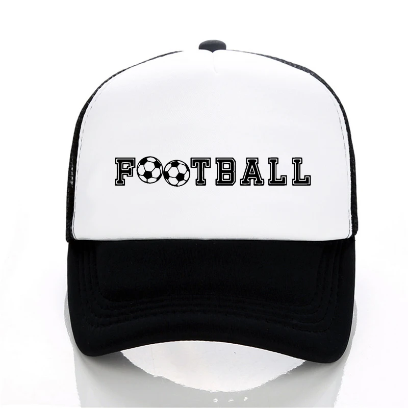 

Футбольная Спортивная Кепка, летняя крутая сетчатая Кепка-тракер для улицы, бейсболки для любителей футбола, головные уборы