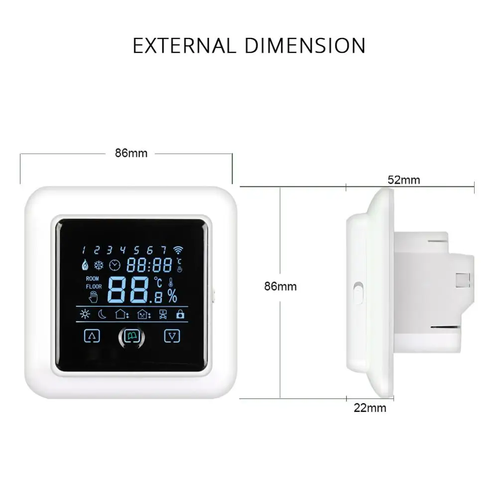 Термостат для теплого пола с Wi-Fi и ЖК-экраном | Инструменты