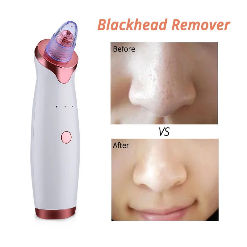 

Blackhead Remover Pore Acne Pimple Removal Face T Zone Nose Cleaner Vacuum Suction Facial Diamond Beauty Clean Skin Oil Dirty