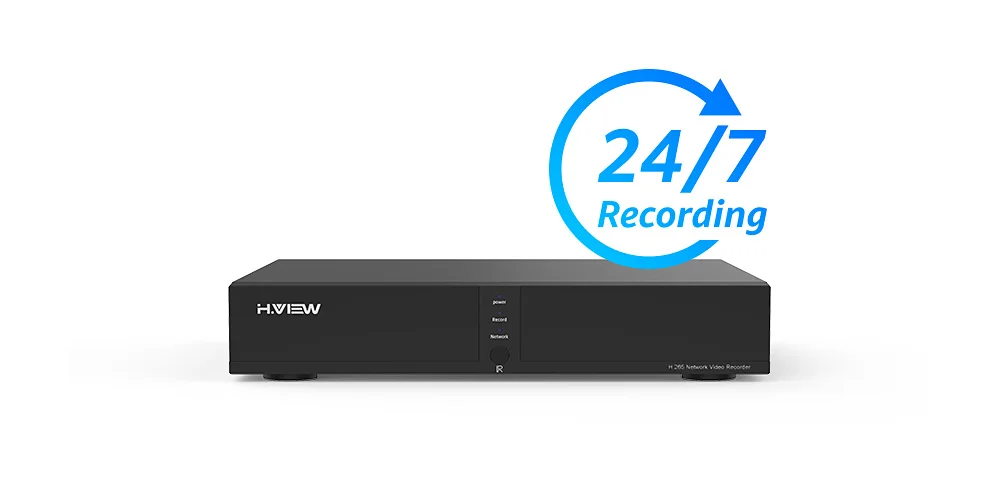 H. VIEW 8ch 400W CCTV камера системы PoE H.265 CCTV камера системы 4mp комплект видеонаблюдения PoE 48V комплект видеонаблюдения Full HD