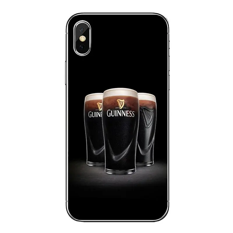 Гибкий оригинальный мягкий прозрачный чехол guinness для пива Iphone 4 4s 5 5S 5C SE 6 6S 7 8 X XR XS