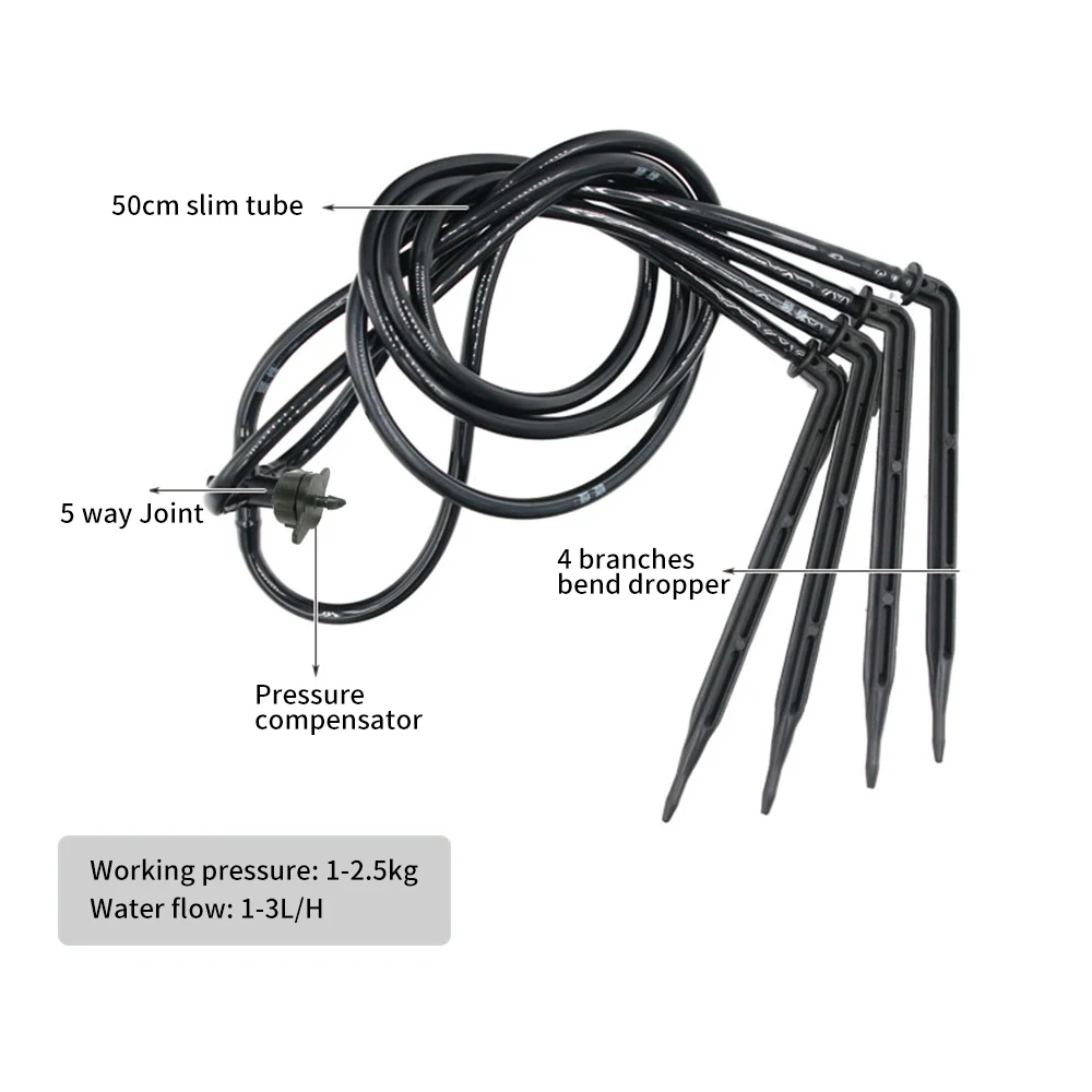 Горячая Новинка DIY капель ирригационный набор самотечная система регулируемый