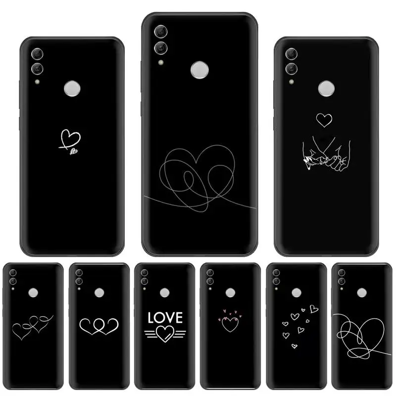 Простой чехол для телефона Huawei P9 P10 P20 P30 Pro Lite smart Mate 10 20 Y5 Y6 Y7 2018 2019 - купить по