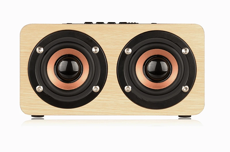 

W5 wooden wireless Bluetooth speaker portable mobile phone computer home desktop audio ideas