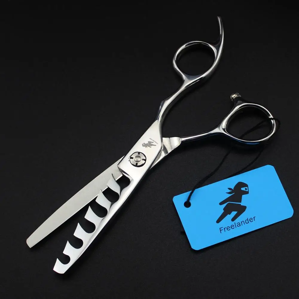 6 teeth Professional Hair thinning Scissor Shearing Flat Teeth Scissors Hairdressing Tool | Красота и здоровье