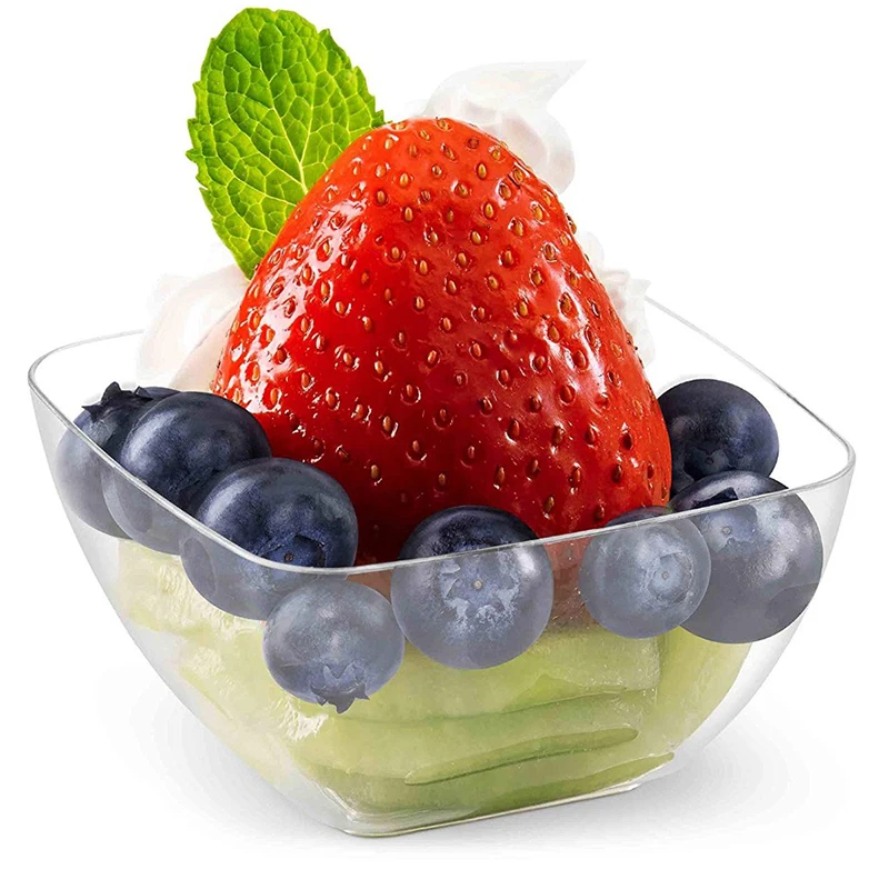 Акция товары для вечеринок и свадеб одноразовая пластиковая посуда 55*35 мм/70 мл