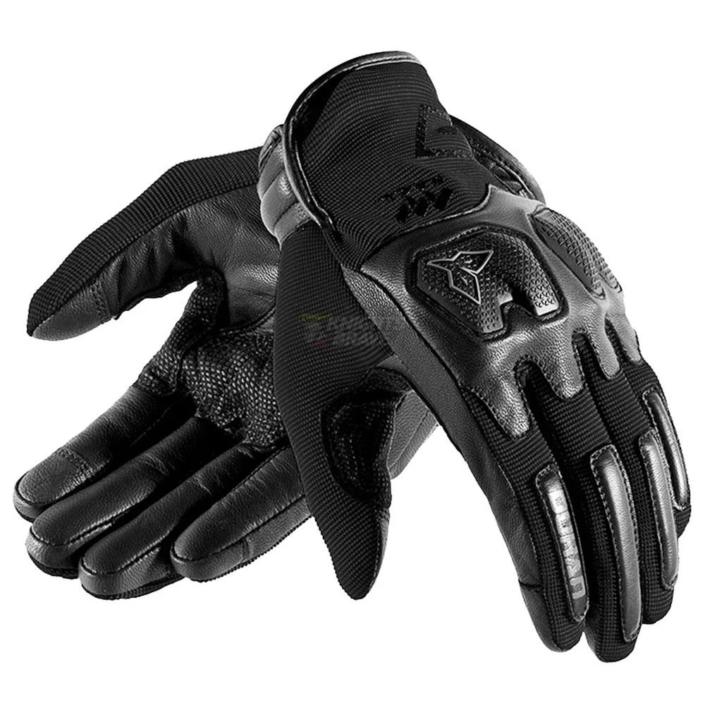 

DUHAN Leather Moto Guantes Summer Breathable Anti-drop Luva Motociclista Touch Screen Motocross Gloves Men Motorcycle Gloves