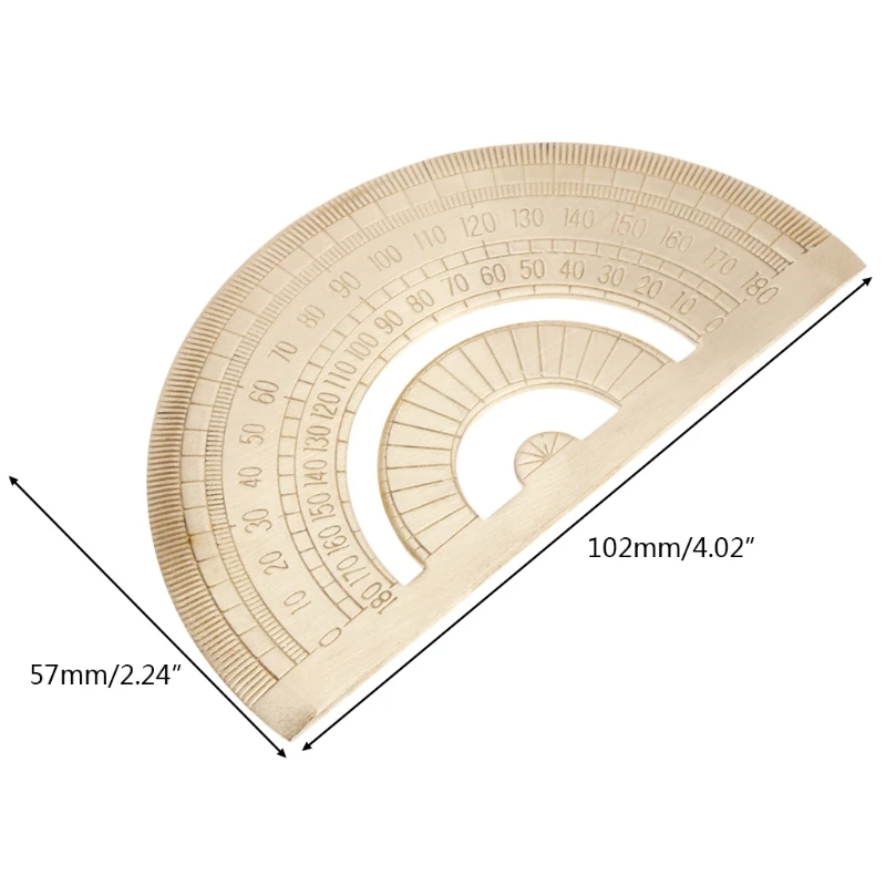 2020 Новый латунный транспортир линейка угол измерения инструмент Супер Прочный