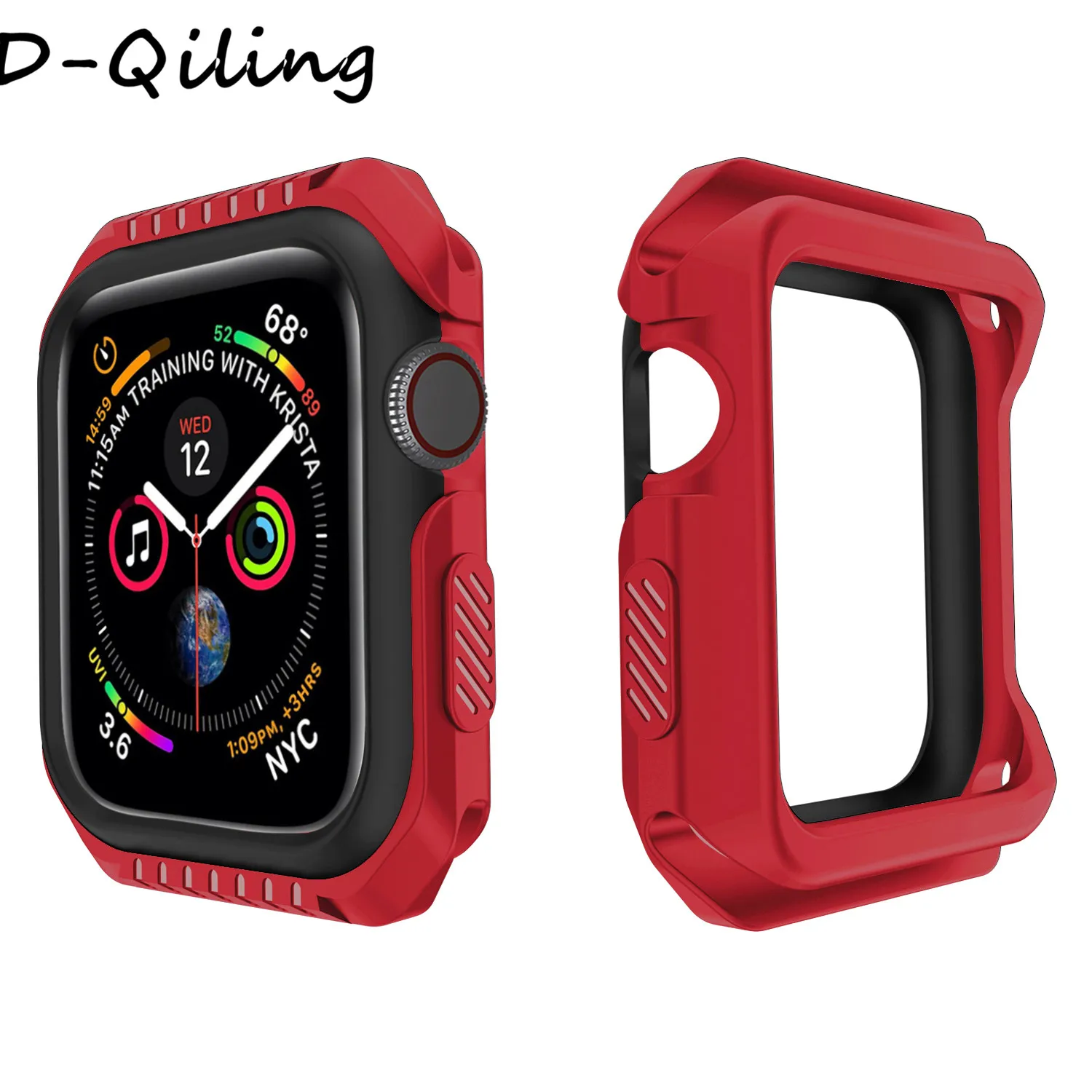 ProBefit силиконовый + PC жесткий защитный чехол для Apple Watch 4 40 мм 44 рамка полный бампер